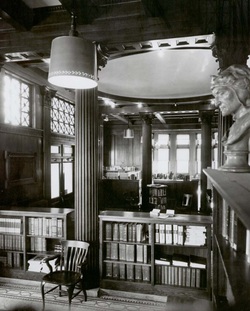 Historic Reference and Reading Room circa 1970
