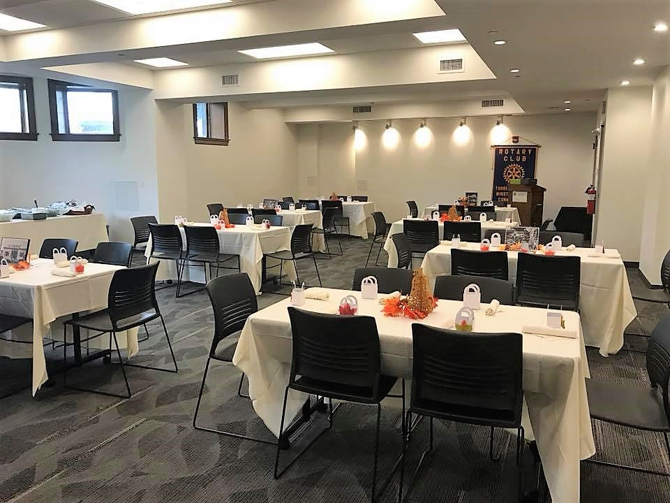 Community Room Set up for Luncheon