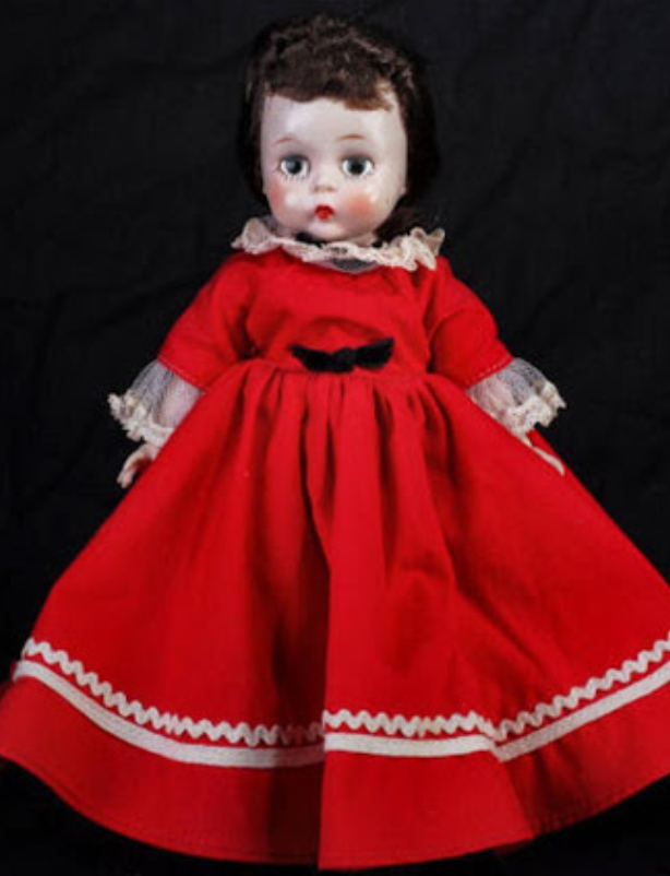 Doll in Red Dress