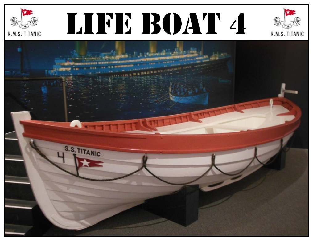 Titanic Life Boat 4