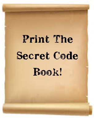 scroll that says print the secret code