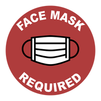 Image stating that face masks are required
