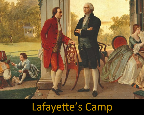link to lafayette's camp clue