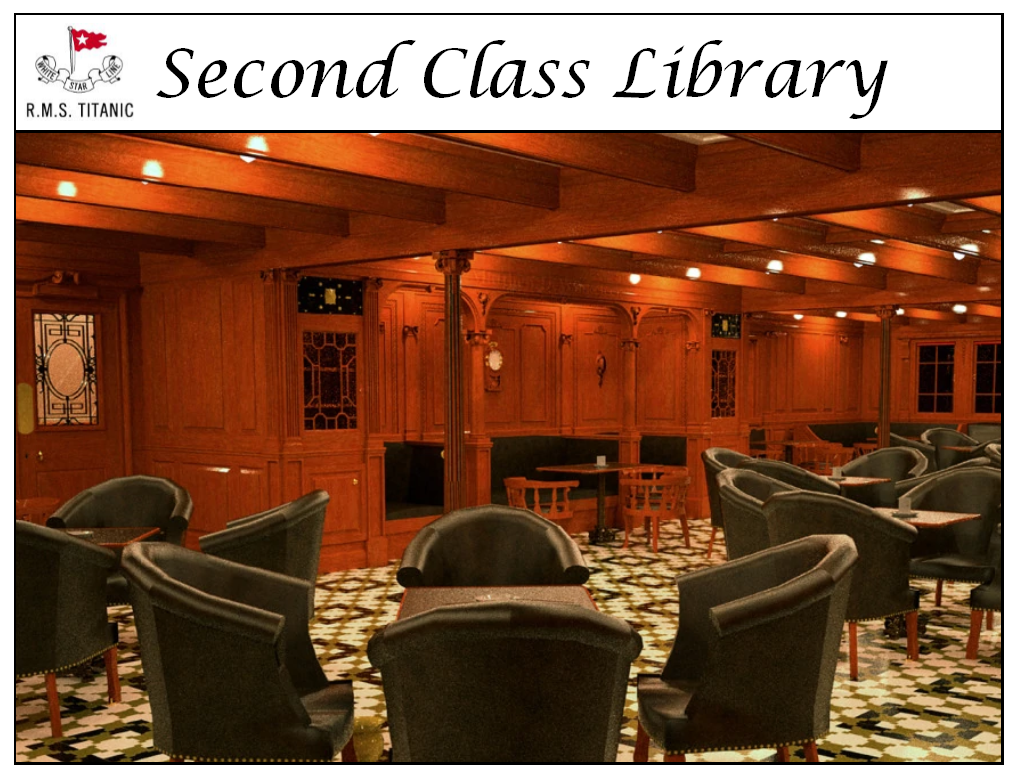 Titanic's Second Class Library